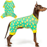 KYEESE dog pajamas with yellow ducks pattern for cozy daily wear