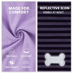 KYEESE reflective safety label back view boosts visibility during evening strolls.
