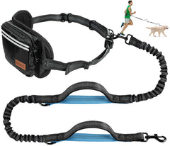 Kytely hands-free leash with zipper pouch for on-the-go walks and storage.