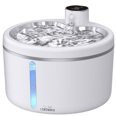 LABEKA wireless cat fountain showing cordless design for flexible placement and hydration