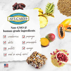 Non-GMO label emphasizes natural ingredients without artificial colors or preservatives.