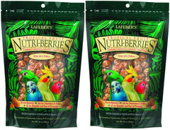 Lafeber's Gourmet Tropical Nutri-Berries for small birds; tasty nutrition in berry bites