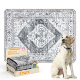 Lahome reusable puppy pads 2-pack with fast absorption for less mess.
