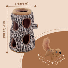 Laifug interactive squeaky dog toy promotes mental stimulation during play
