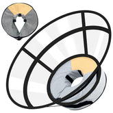 Lainergie sponge-core donut collar front view for post-surgery comfort