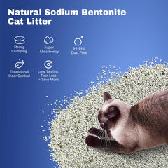 LALAHOME dust-free litter reduces floor dust for cleaner cleanup