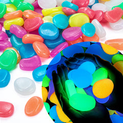 Landical glow rocks for aquarium use with vivid glow at night.