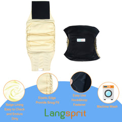 Langsprit three-pack shown for easy rotation and laundry care.