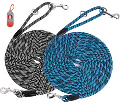 Lanwandeng long dog leash 15ft with 360Β° swivel hook for versatile training