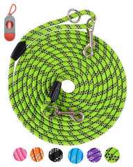 Lanwandeng long dog leash 16ft ideal for versatile training with small to medium dogs