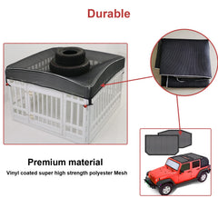 LAOZZ secure-fit cover fixed with elastic cords.