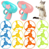 LAPOHI cat fetch propellers in bright colors for energetic play sessions.