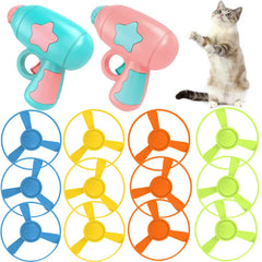 LAPOHI cat fetch propellers in bright colors for energetic play sessions.