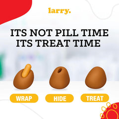Larry pliable paste sealed around a capsule for airtight flavor masking