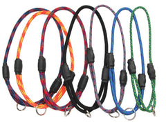 Handmade in USA stitching on the Lassos Thin Mountain Rope ID Collar.