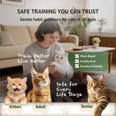 LAVANOVA cat deterrent spray on rugs and carpets prevents clawing