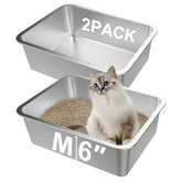 Lawei metal litter box with raised side design reduces spills during entry and exit.