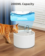 Low-noise pump delivers gentle flow without disturbing the home.