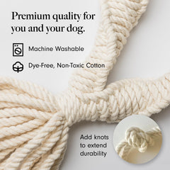 LAY LO boho design rope toy adds stylish flair to home play.