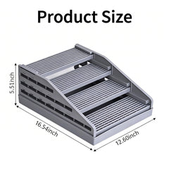LAZYESTHER litter catcher mat traps litter from paws to reduce tracking