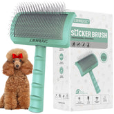 LBMBAIC super-dense soft brush for long fur: gentle detangling and fluff control for thick coats.