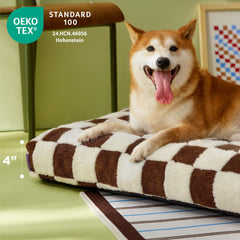 LE SURE dog bed foam cushion detail highlighting supportive, cushioned rest.