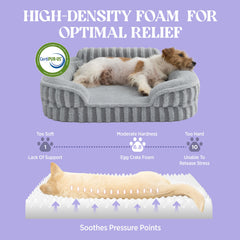 LE SURE dog bed removable cover for easy cleaning after adventures