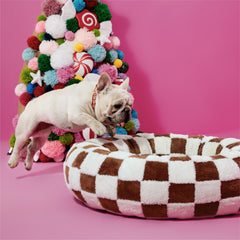 LE SURE donut bed 30-inch plush round surface for cozy naps.