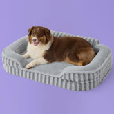 LE SURE large dog bed with egg crate foam for cushioned comfort and support