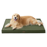 LE SURE outdoor waterproof dog bed with 44x32 cover, ideal for outdoor lounging.