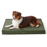 LE SURE outdoor dog bed cover shows waterproof protection for indoor and outdoor use.