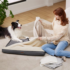 LE SURE XXL cover in grey with reverse Oxford fabric for cool comfort