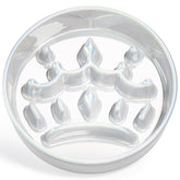 LE TAUCI ceramic slow-feeder bowl for small dogs with ridges and maze slows eating for calmer meals.