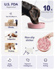 LE TAUCI ceramic dog bowl, dishwasher safe, for effortless cleaning.