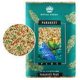 LEACH GRAIN & MILLING CO Parakeet Food Plus bag front showing nutrient-rich blend