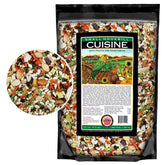 LEACH GRAIN & MILLING CO. Small Hookbill Cuisine ingredients close-up for balanced nutrition