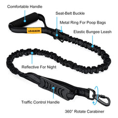 LEADSOM traffic handle in use for close control during night walks.