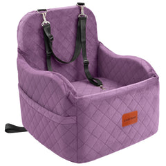 Lealchum dog booster seat with elevated cushion helps small dogs enjoy the outside view