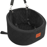Lealchum dog car seat compact size supports small dogs for comfortable rides