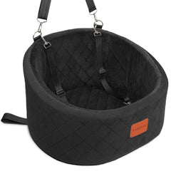 Lealchum dog car seat compact size supports small dogs for comfortable rides