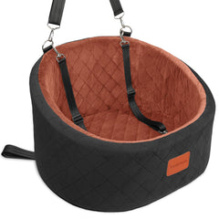 Lealchum dog car seat memory foam comfort for small dogs on long trips.