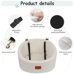 Lealchum car seat includes two safety leashes for secure travel
