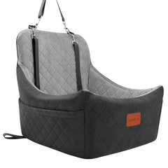 Lealchum dog car seat with soft fabric for comfortable rides