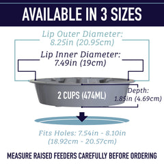 Leash Boss dishwasher-safe slow feeder insert for easy cleaning.