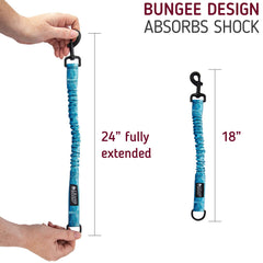 Leash Boss pattern with reflective stitching increases visibility during evening strolls.