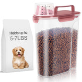 LEAWALK 5L pet food storage container with large nozzle for easy pouring