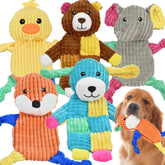 LECHONG 5Pcs squeaky dog toys pack for interactive play and durable fetch sessions