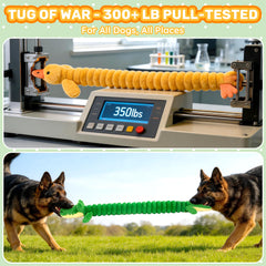 LECHONG head squeaker close-up, chew-activated sound that captures dogs' attention.