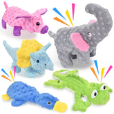 LECHONG No Stuffing Pig toy – durable chew with squeaker for long play sessions.