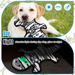 LECHONG tiger no-stuffing dog toy promotes interactive chewing.